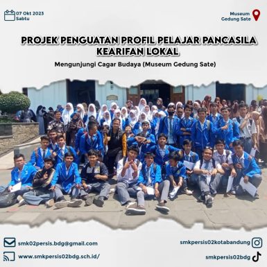 Projek Penguatan Profil Pelajar Pancasila (P5) Kearifan Lokal: Mengunjungi Cagar Budaya (Museum Gedung Sate)