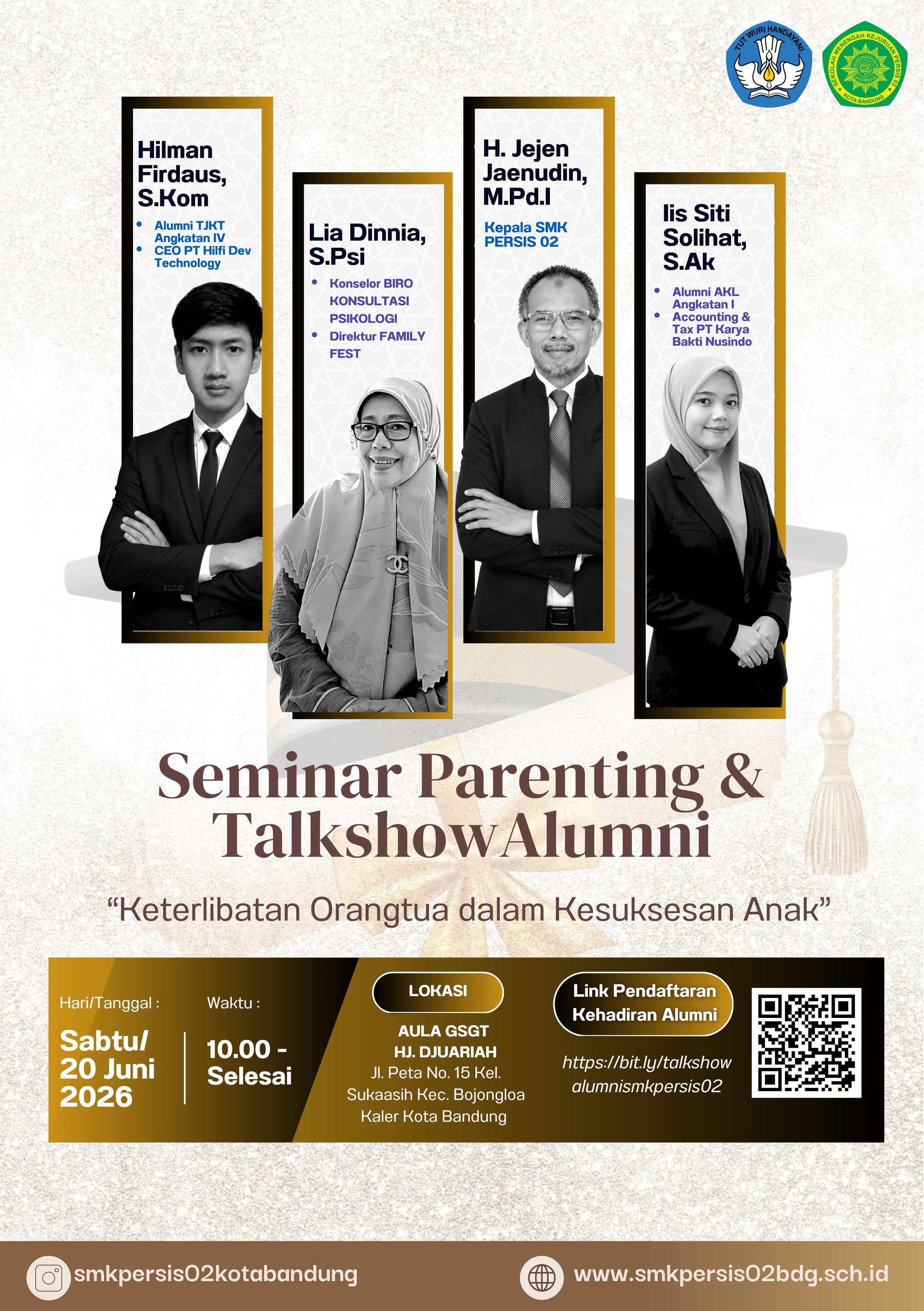 Seminar Parenting & Talkshow Alumni Keterlibatan Orang Tua dalam Kesuksesan Anak